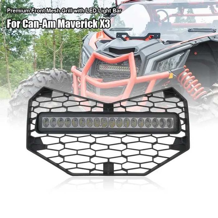 Grill can am maverick x3 z led Plaster miodu  Nowy F VAT
