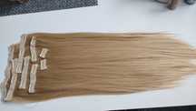 Włosy clip in miodowy blond 200g