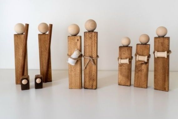 Presépio de natal artesanal