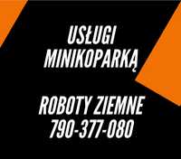 Usługi minikoparką - roboty ziemne