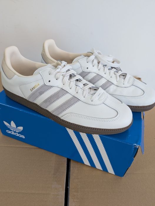 Adidas Samba core white/grey R. 43,5