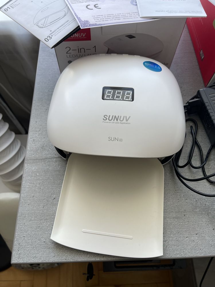 sunuv 2.0 nail lamp (оригінал, документи) сушка, лампа для нігтів