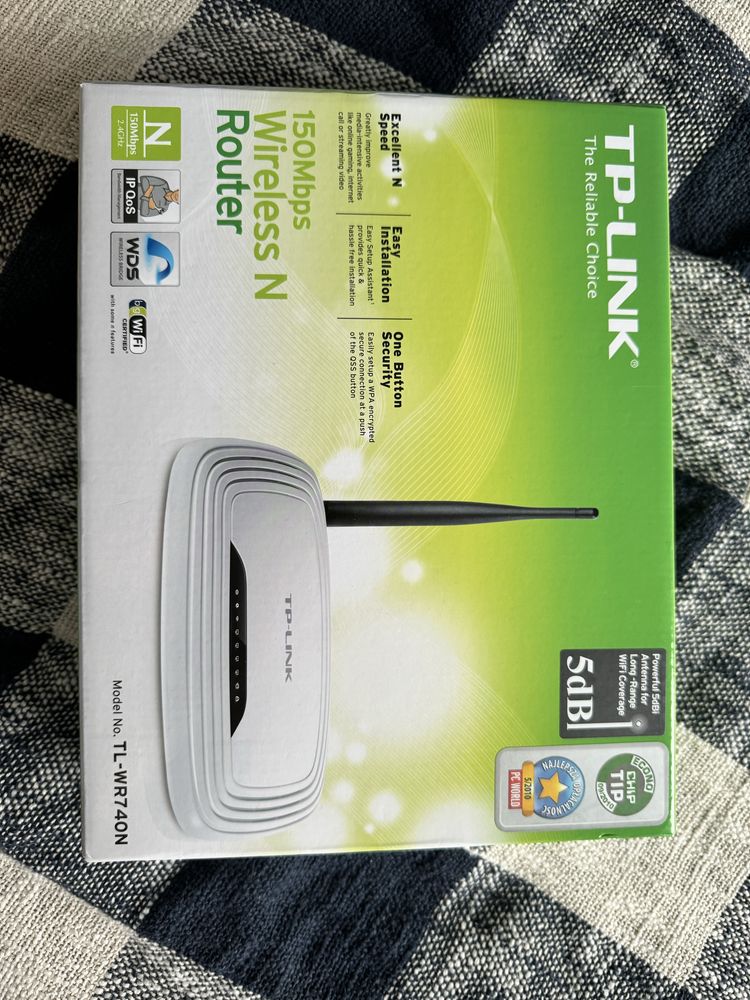 Router tp link + kabel ethernet