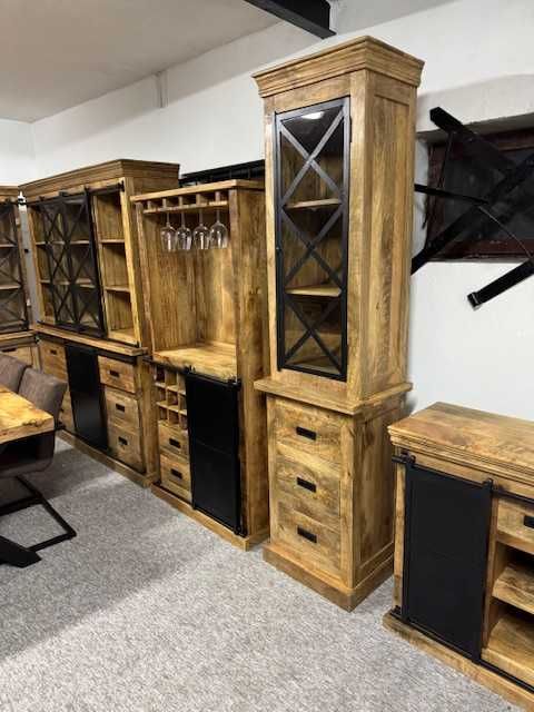 Wyjatkowa witrynka słupek szafka styl LOFT Nowa F-Vat