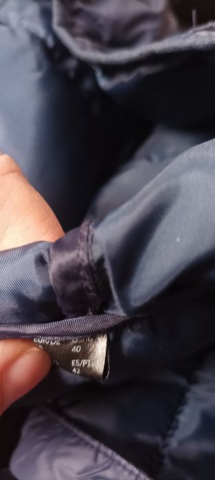 Pikowana kurtka jesienna granatowa rozmiar 40/42 męska