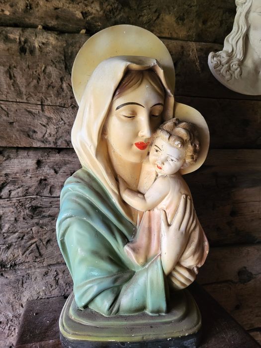 Maryja z dzieciątkiem Jezus Matka Boska figurka