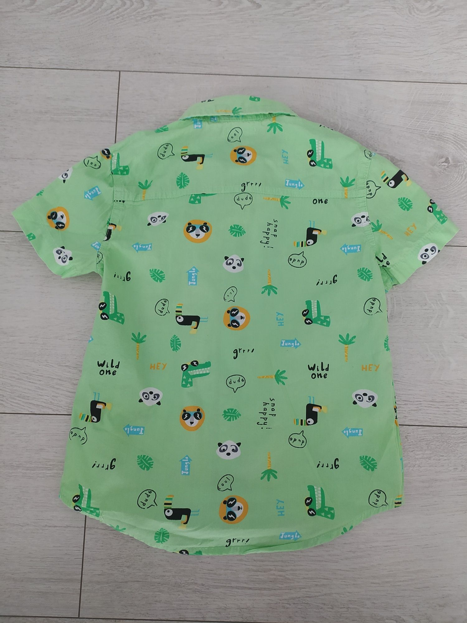 Koszula na krótki rękaw 110 zielona