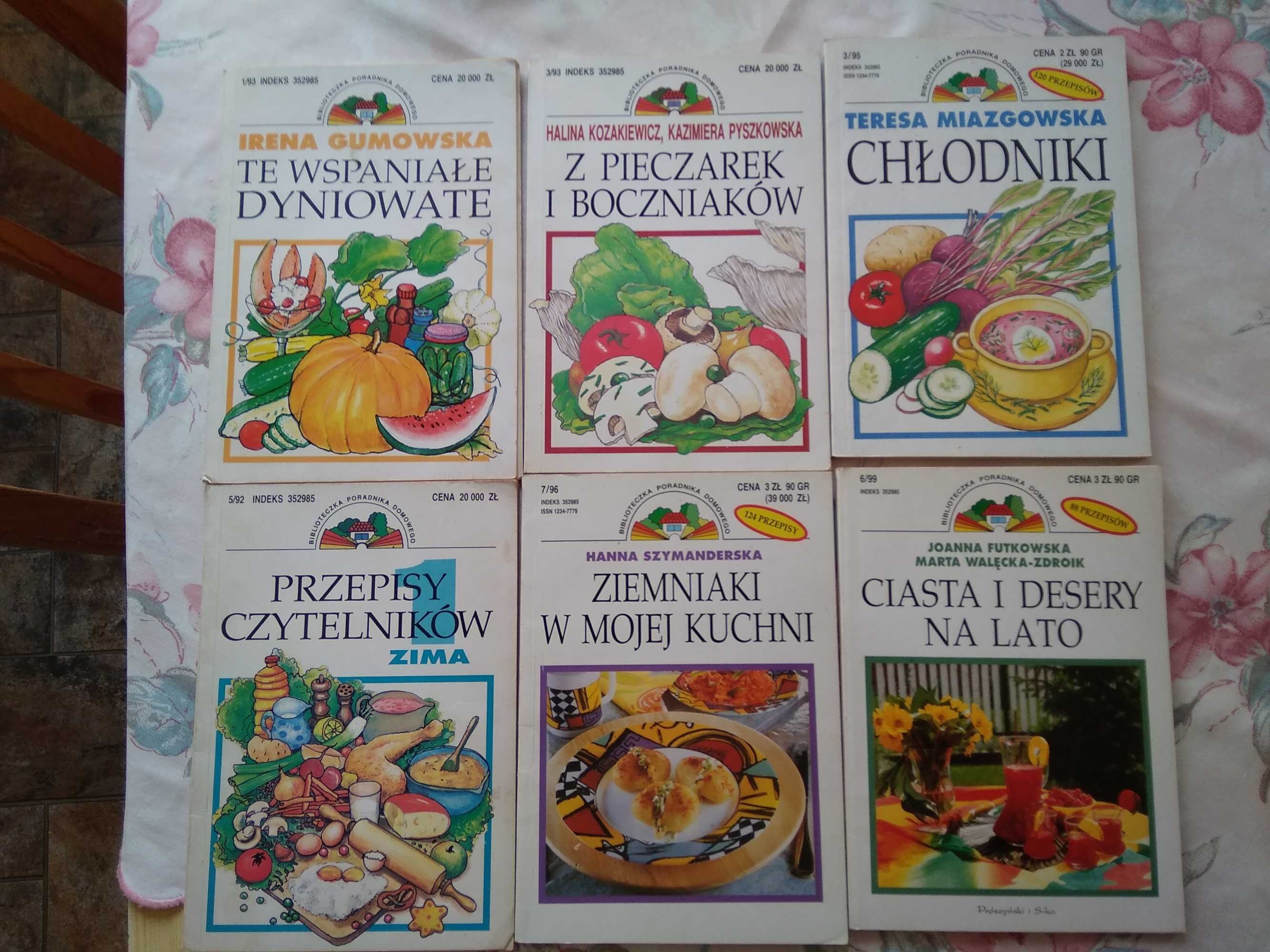 Vintage..Książki przepisy gotowanie pieczenie, potrawy, ciasta, desery