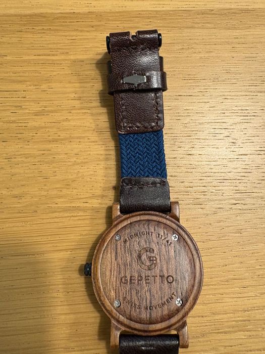 Zegarek Gepetto - drewniana koperta