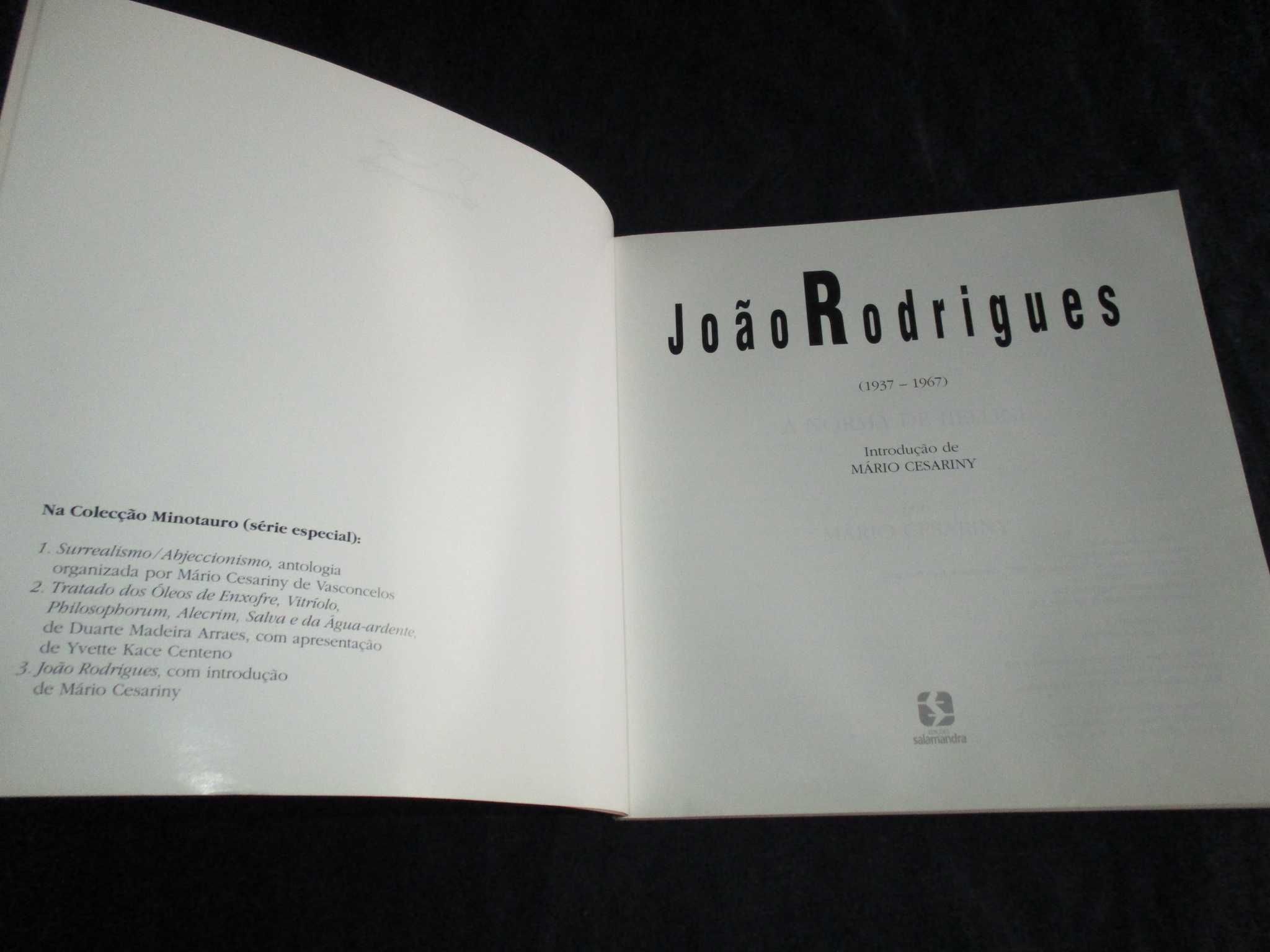 Livro João Rodrigues Introdução de Mário Cesariny
