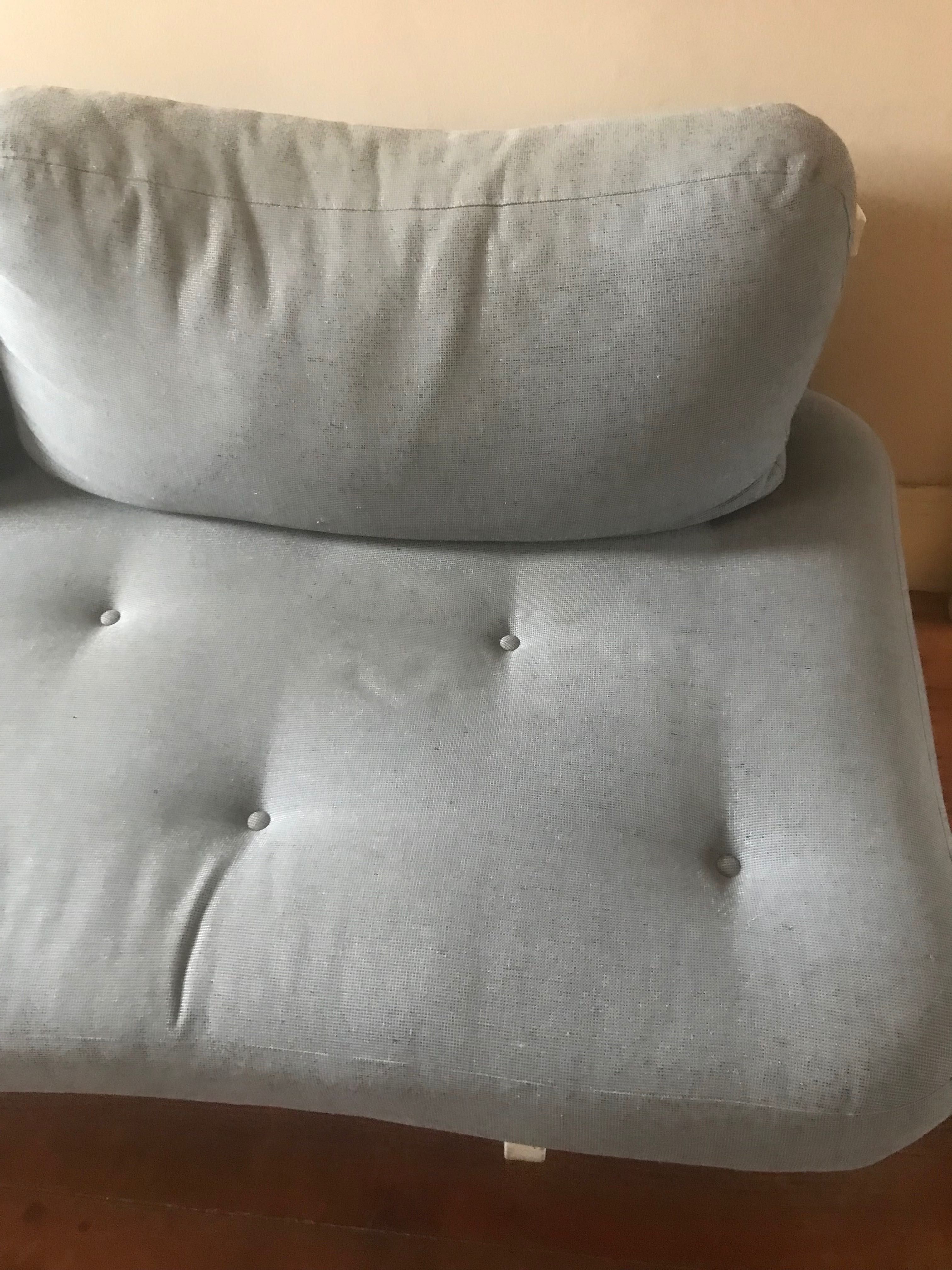 Sofá modern cinzento área infinitas