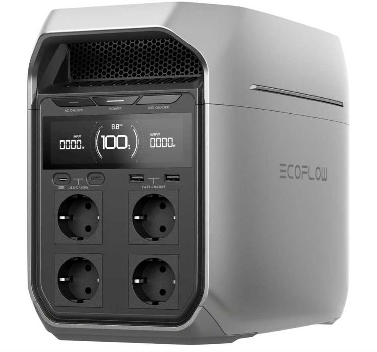 ECOFLOW DELTA 3 Plus , 1024 Wh LiFePO4 Battery, 1800 W