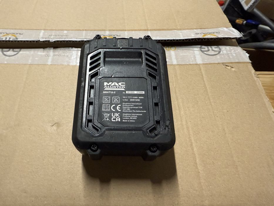 Bateria, Akumulator Li-Ion MacAllister 18 V 2ah Solo