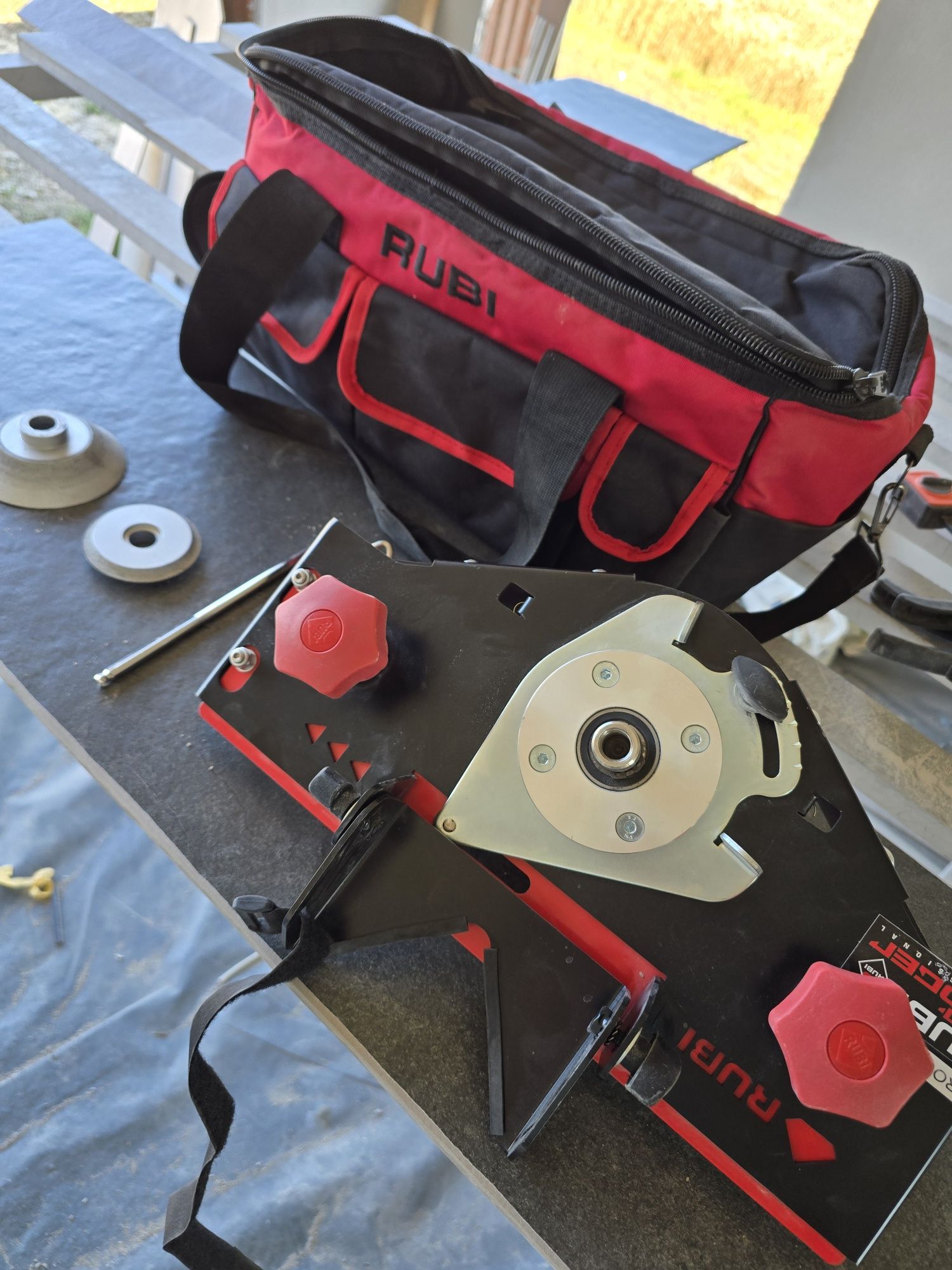 Rubi pro Edger, przystawka do ukosowania plytek, frez