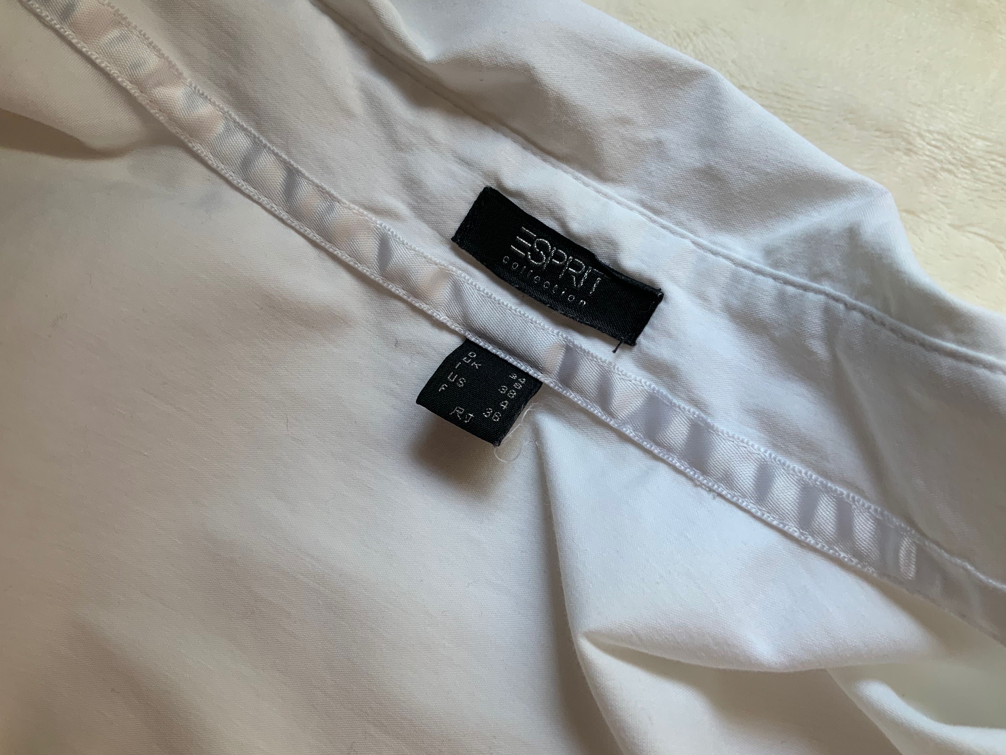 Biała koszula bluzka Esprit Collection rozm 34 jak nowa
