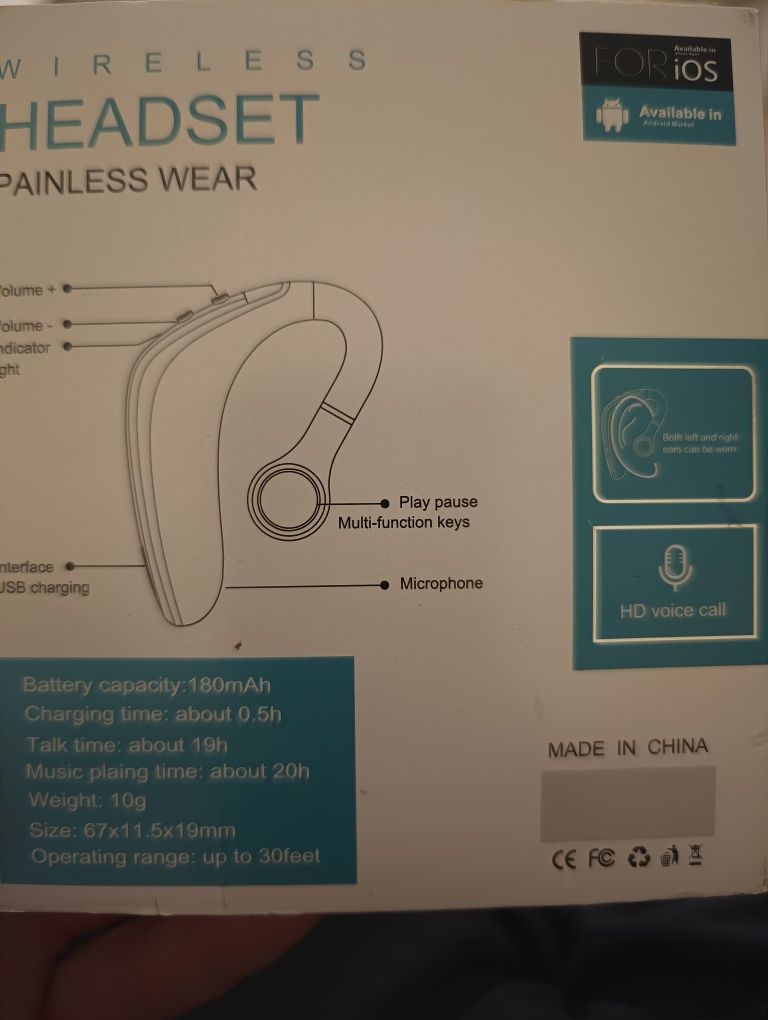 Zestaw słuchawkowy Bluetooth