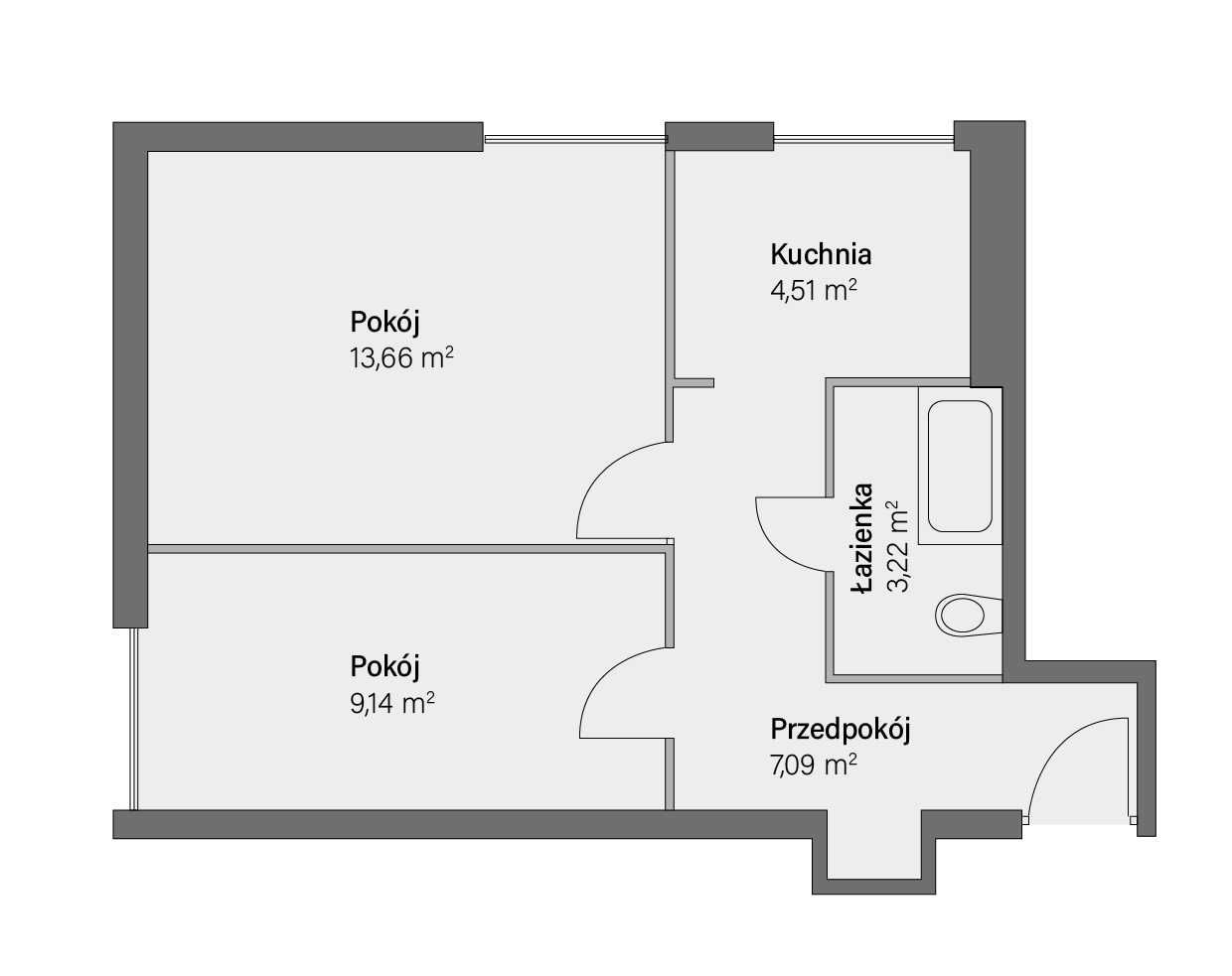 Mieszkanie 38 m2 III piętro, Zduńska Wola, ul. Kilińskiego