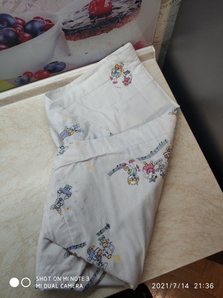 Одеяло-Конверт в коляску, кроватку 71х71 см