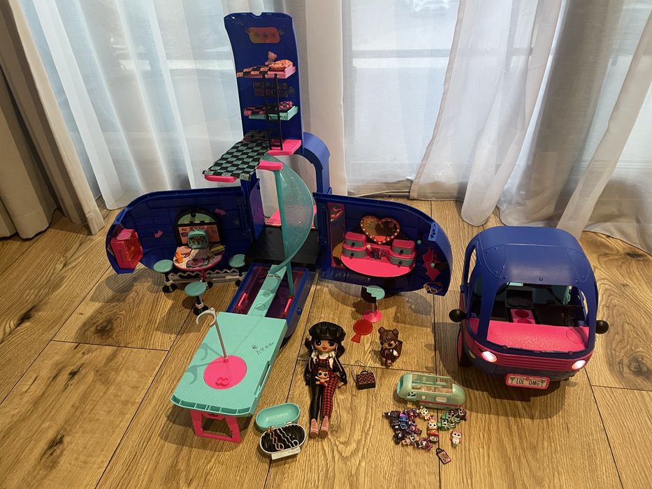 MGA L.O.L. Surprise Glamper Karawana OMG 4w1 elektrycznie niebieska