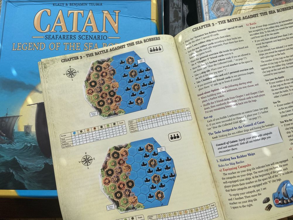 Catan - duże rozszerzenie morskie legendy 3-4 graczy