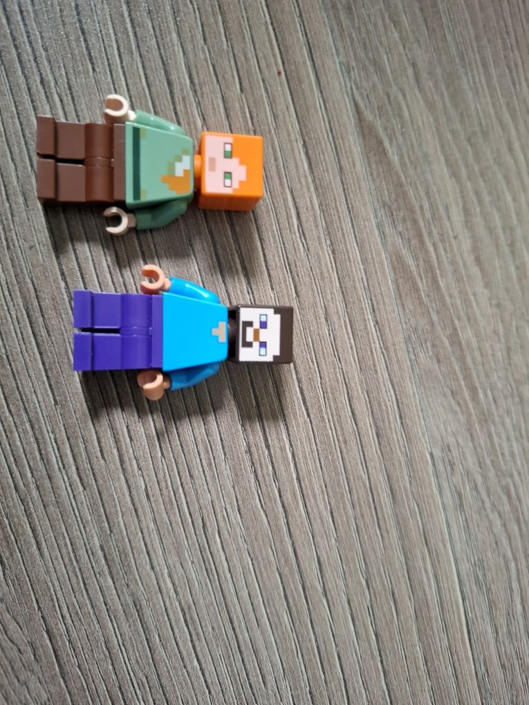 Figurki minecraft Steve i Alex