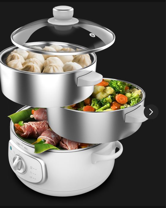 Пароварка CECOTEC Vapovita SteelPot White