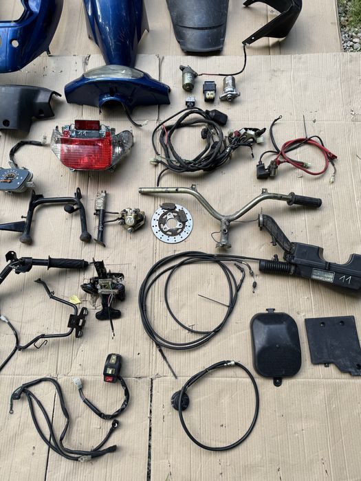 Skuter Romet coliber router części 50 cc 4 sów koła 10 cali