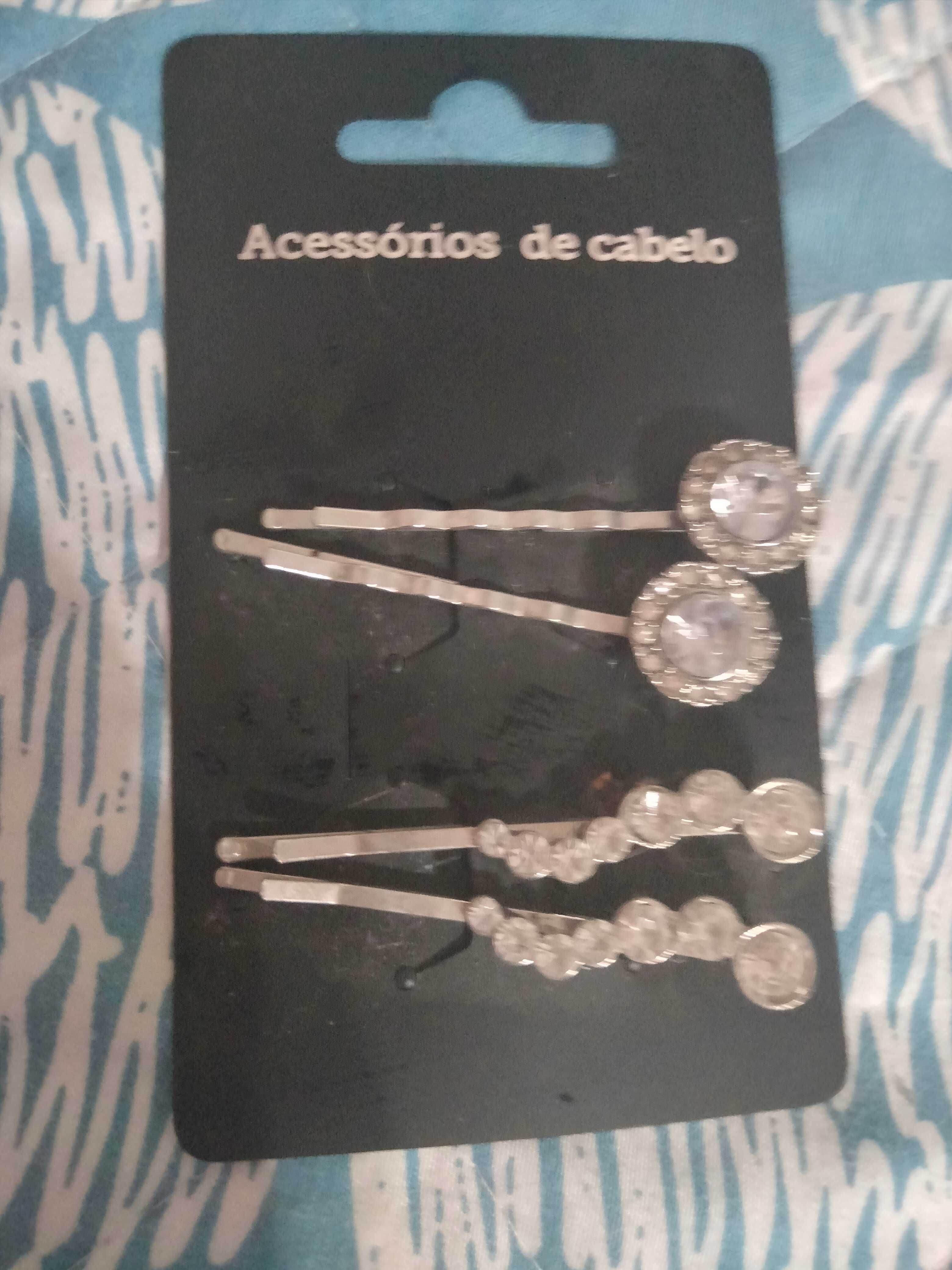 Lote de Acessórios cabelo, molas ganchos