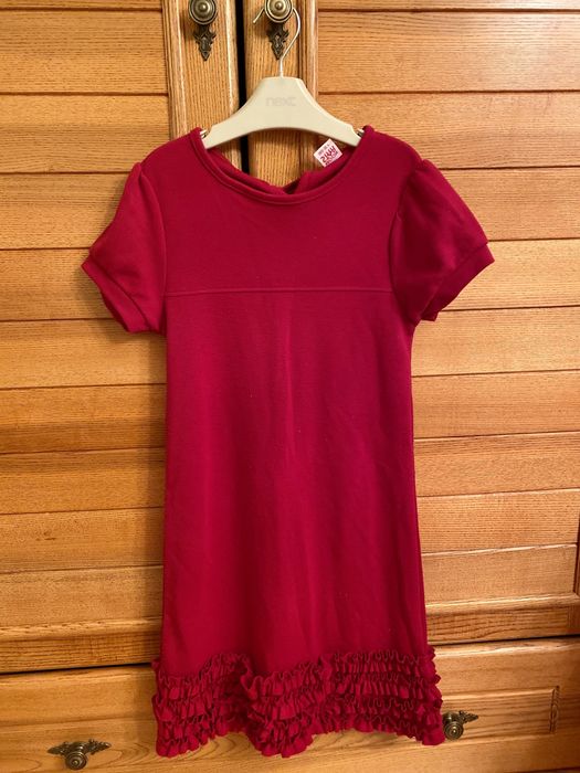 Красное платье на девочку лет 10