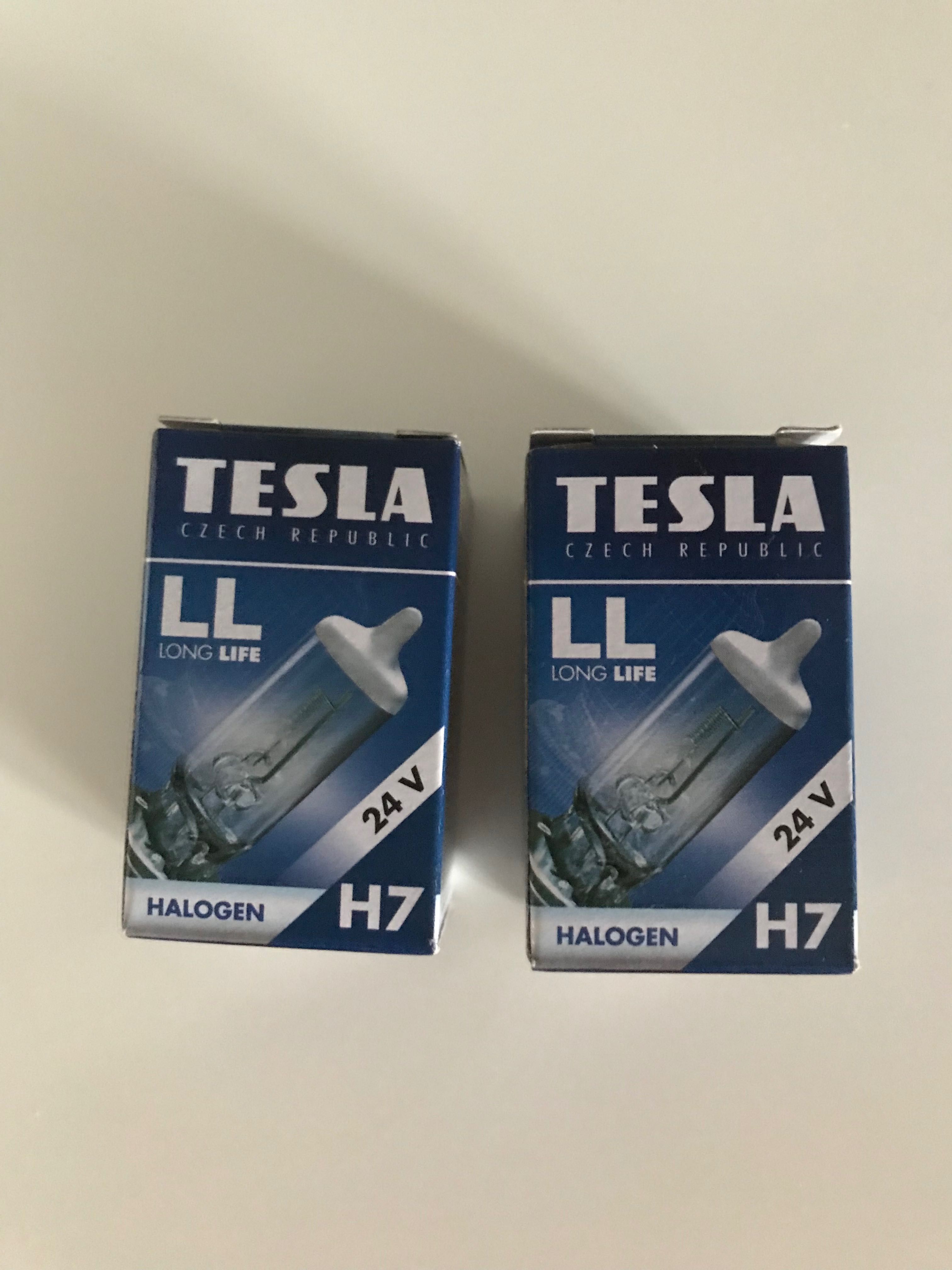 Żarówki h7 24V Tesla 70 W 2szt