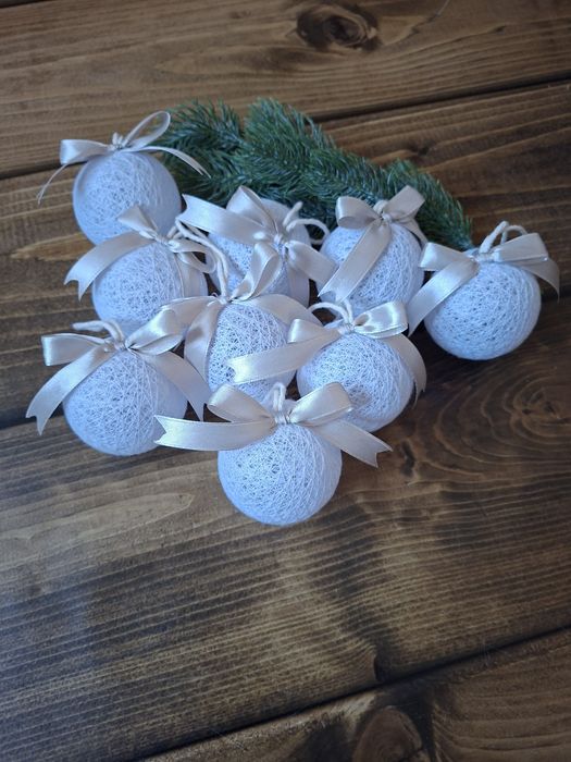 Cotton bombki - boho