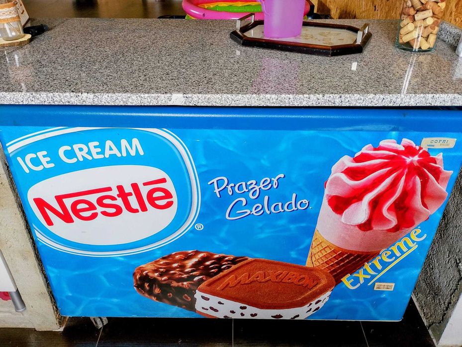 Arca de gelados usada