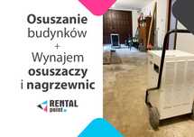 WYNAJEM Osuszaczy, Nagrzewnic, Klimatyzatorów, OSUSZANIE budynków