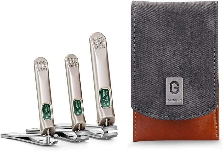 MR.GREEN 3-częściowe obcinacze do paznokci Stalowe obcinacze
