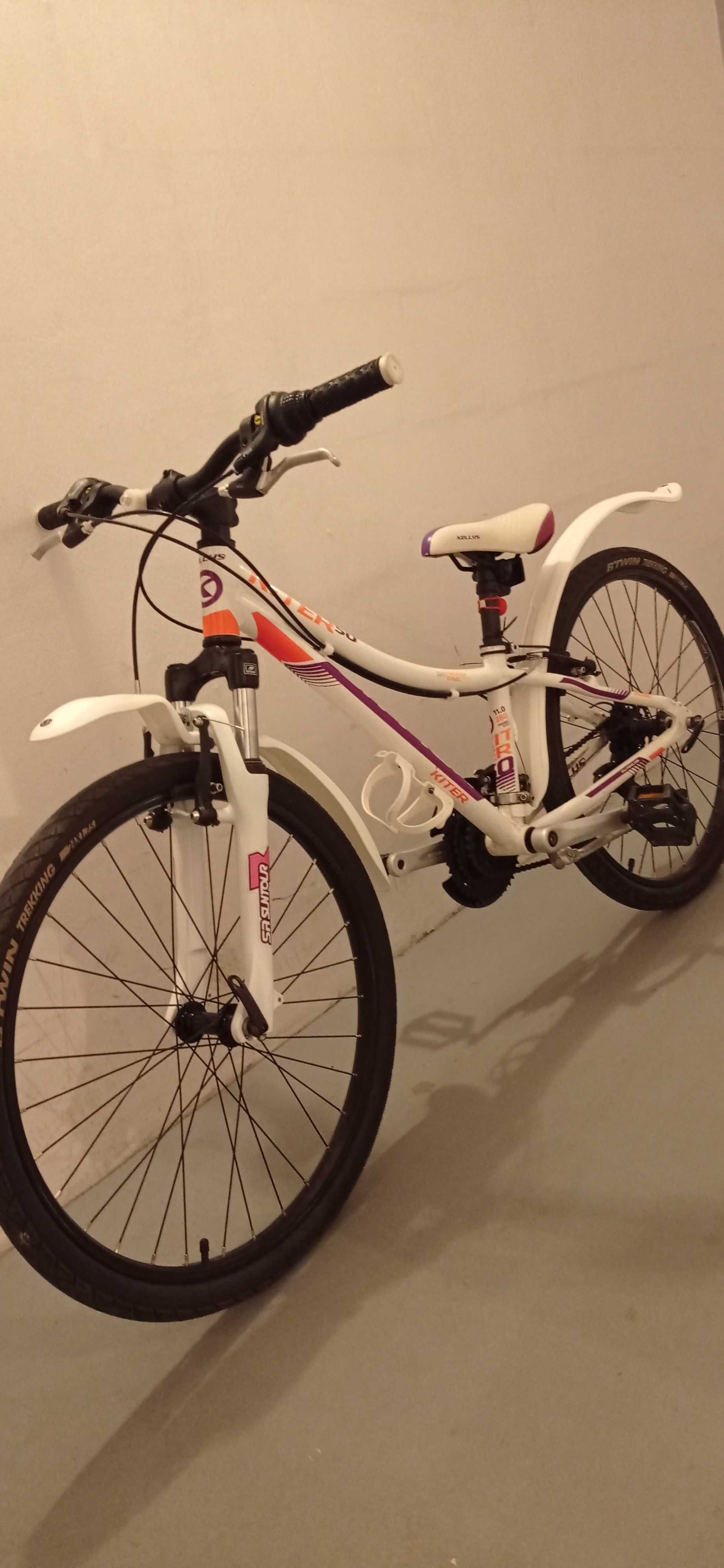 Skradziono rower Kiter Kellys 24 cali biały