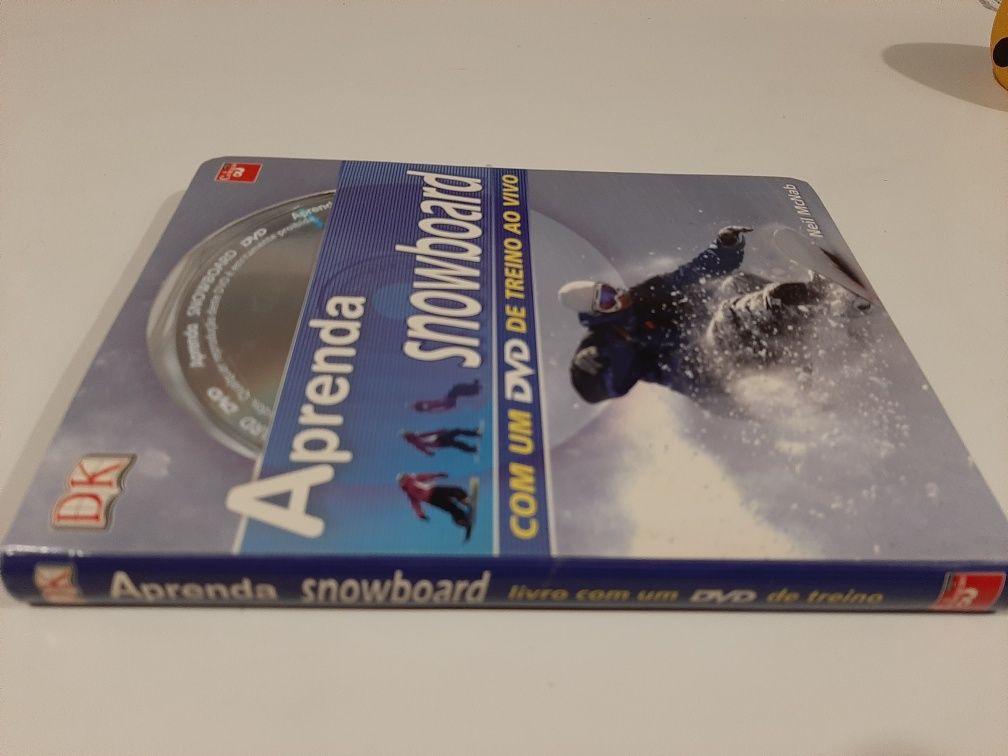 Livro aprenda snow board e cd