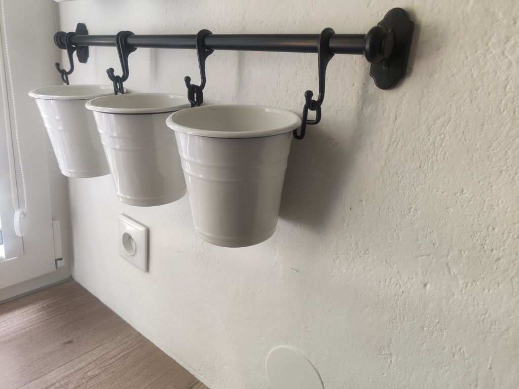Ikea Fintorp reling i 3 pojemniki.