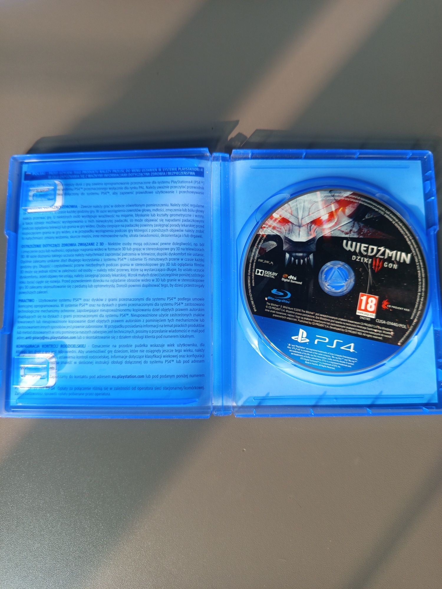 Sprzedam grę wiedźmin ps4
