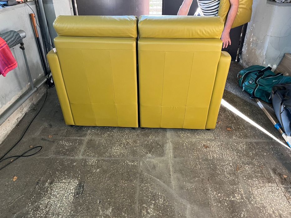 Skórzana kanapa w dobrym stanie