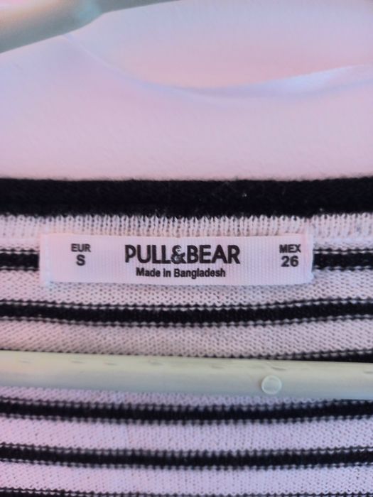 Camisola de malha com padrão riscas