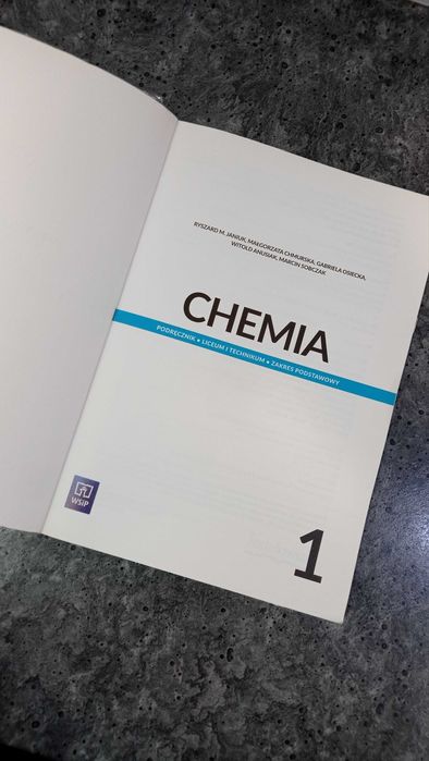 Chemia 1. Podręcznik. Zakres podstawowy