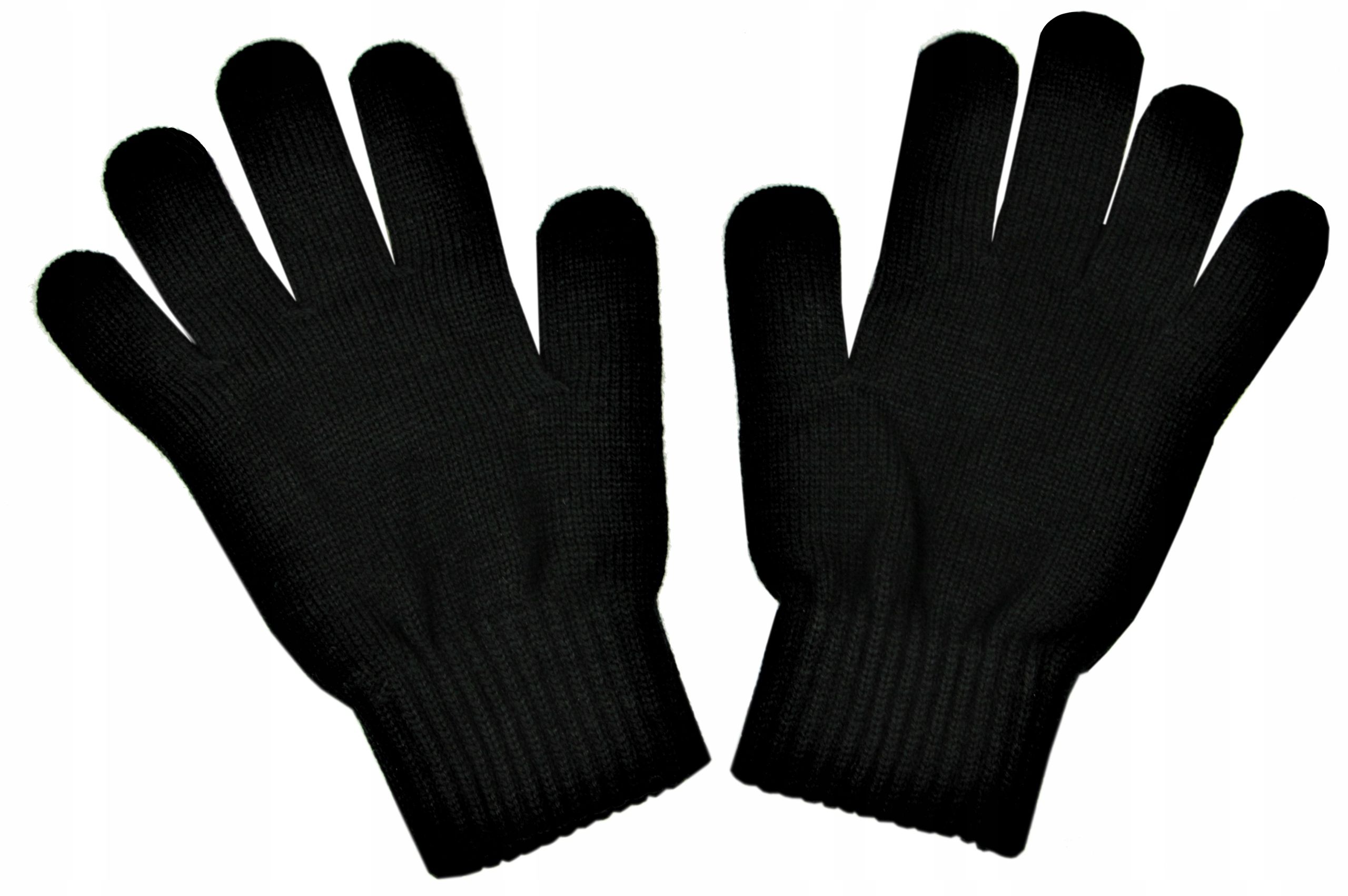 Rękawiczki męskie Zimowe Ciepłe rękawice czarne