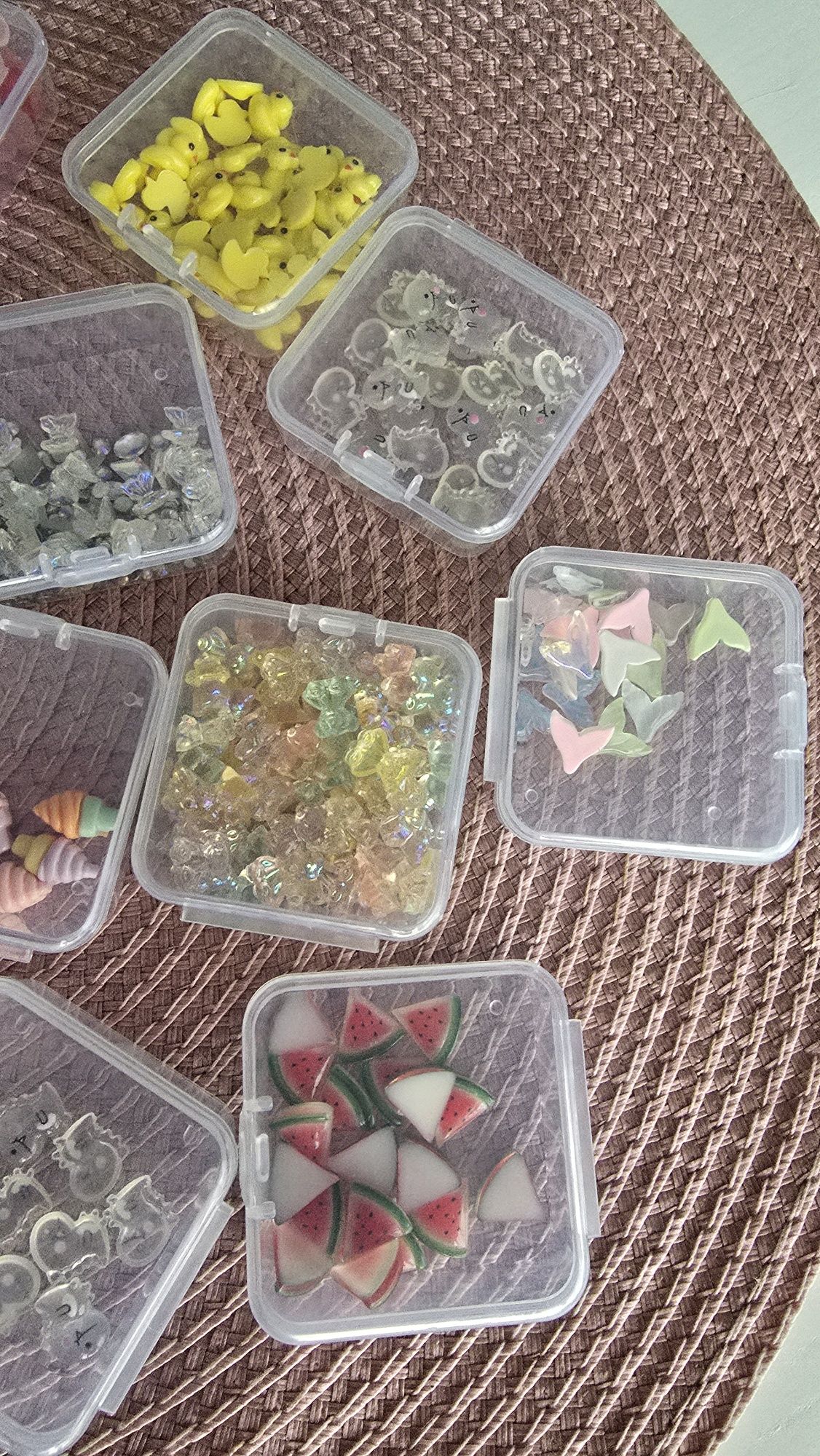 Ozdoby do paznokci Kawaii DIY cyrkonie akryle itp.l