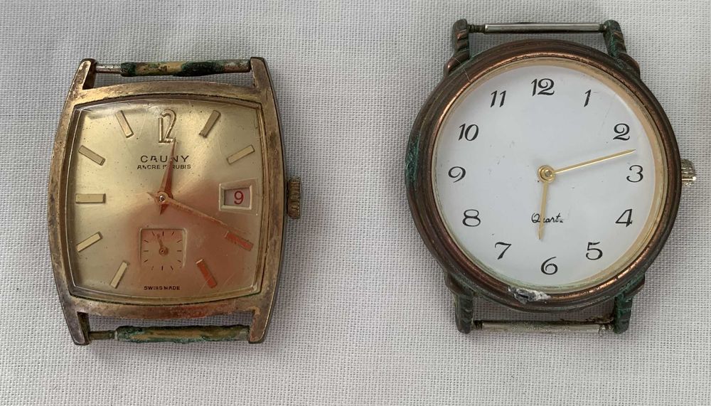 Relógios de pulso, de homem, para peças.