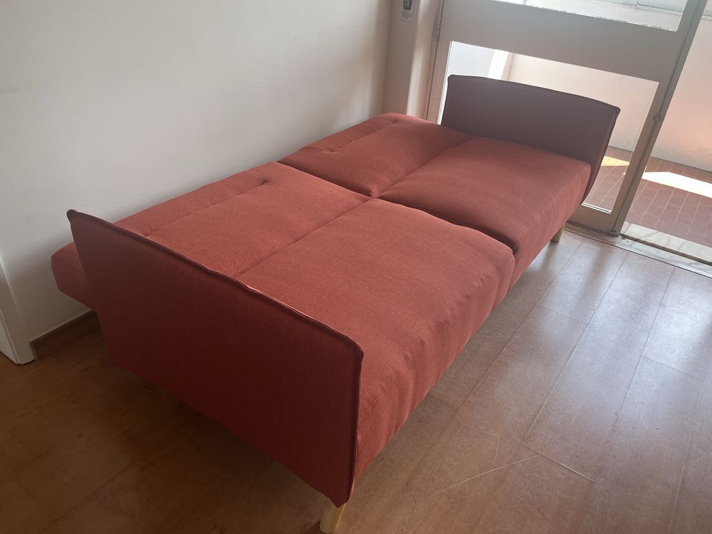 Sofá-cama 3 lugares como novo