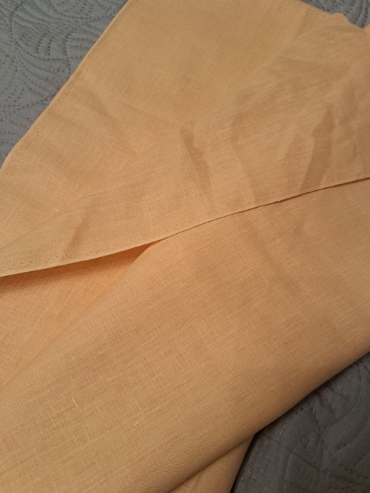 Vintage kupon materiał tkanina płótno bawełniane PRL