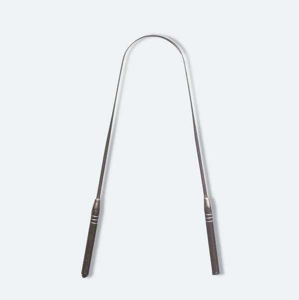 Raspador de Língua em Aço Inox – Higiene Bucal Profissional