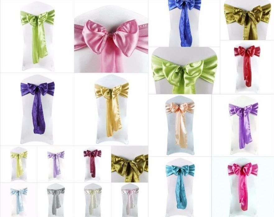 Pokrowce na krzesła wypożyczalnia uniwersalny rozmiar 3 zł sztuka