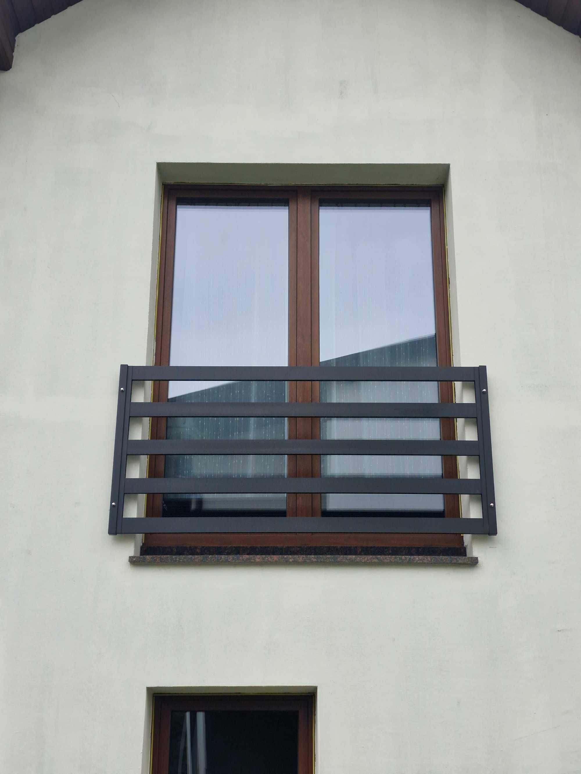 PROMOCJA!! Balustrady panelowe na balkony francuskie
