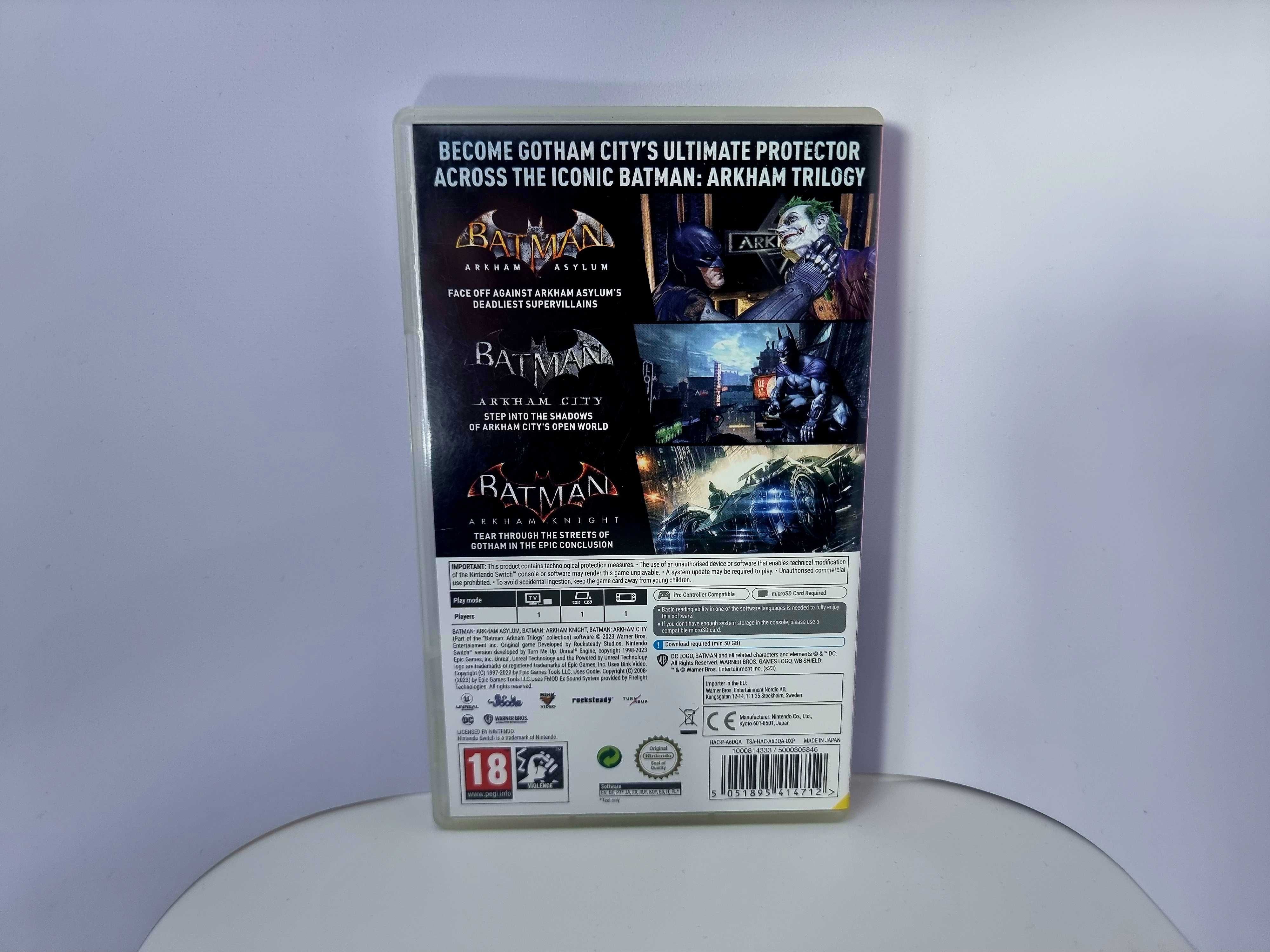 Batman Arkham Trilogy - Nintendo Switch